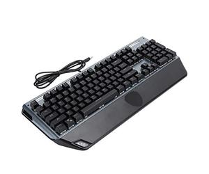 VVHUDA Clavier mécanique, 104 Touches Filaire Conception Ergonomique Bleu Switch Clavier, pour Bureau à Domicile Small Gift