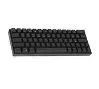 VVHUDA Clavier mécanique, Clavier mécanique Filaire sans Fil 64 Touches avec rétroéclairage Blanc, Prise en Charge de la Connexion 3 Modes sans Fil 2.4G, Bluetooth 3.0 5.0, Filaire de Type C, Noir