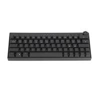 VVHUDA Clavier mécanique, Clavier mécanique Filaire sans Fil 64 Touches, Clavier à Disposition Ergonomique avec rétroéclairage RVB réglable, Connexion 3 Modes, Noir (commutateur Bleu) Small Gift