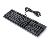 VVHUDA Clavier Mécanique Filaire, 104 Touches USB Coloré RVB Rétroéclairage Flottant Keycap, Clavier Universel d'Ordinateur de Jeu, pour Windows XP / 7/8/10 Système Small Gift