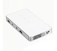 VVHUDA Mini projecteur 5000 mAh batterie vidéoprojecteur cinéma cinéma portable téléphone Android IOS 1080p vidéo 4K (D) petit cadeau