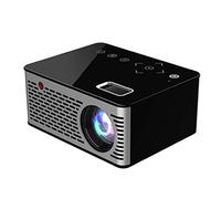 VVHUDA Mini projecteur LED entièrement pris en charge, affichage pour clé TV, jeu vidéo, smartphone, home cinéma divertissement, petit cadeau