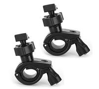 Vvikizy 2 Pièces Support DVR de Voiture Rotatif à 360 Degrés, écrou Réglable pour Le Contrôle de l'étanchéité, avec Tête Sphérique à 360 Degrés, pour Support de Guidon de Moto de Vélo de (Tête F)