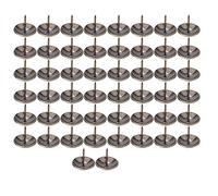 Vvikizy 50 Pièces de Clous de Rembourrage épais, Punaises Décoratives, Punaises pour L'artisanat de Panier de canapé, avec Matériau en Fer de Style Vintage, épingles à Clous de Meubles (23 * 23mm