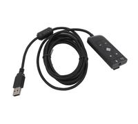 Vvikizy Adaptateur Audio USB vers Jack 3,5mm pour Casque Micro HyperX Cloud II