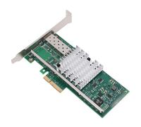 Vvikizy Adaptateur de Carte Réseau PCI E X4 10 Go, Prise en Charge Ethernet Haut Débit pour Centres de Données Server et Serveurs d'entreprise, 1 Port SFP+
