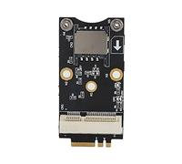 Vvikizy Adaptateur de Module WiFi avec Emplacement pour Carte SIM Clé M.2 A/E vers Adaptateur de Module Mini PCI-E pour