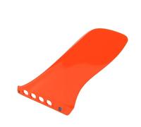 Vvikizy Aileron de Queue de Planche à Pagaie en Fibre de Verre et Nylon Durable, Remplacement D'aileron de Surf de 9.25 Pouces pour Le Surf Longboard (Orange)