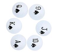 Vvikizy Balles de Double Couche Longue Distance, Balles D'entraînement élastiques et Lisses pour le Jeu, Adaptées aux Terrains de, Paquet de 6