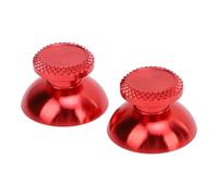 Vvikizy Bâton de Poignée de Contrôleur en Métal pour Une Expérience de Jeu Améliorée, 2 Capuchons de Manette en Aluminium pour Console de Jeu Portable (Rouge)