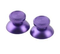 Vvikizy Bâton de Poignée de Contrôleur en Métal pour Une Expérience de Jeu Améliorée, 2 Capuchons de Manette en Aluminium pour Console de Jeu Portable (Violet)
