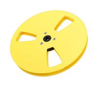 Vvikizy Bobine de Bande Vide 1/4 7 Pouces, Remplacement pour Studer Bobine à Lecteurs de Bande avec Bride NAB 3 Trous de Traînée de Vent (Jaune)