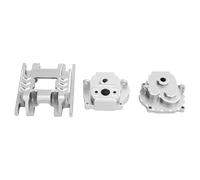 Vvikizy Boîtier de Boîte de Vitesses RC en Alliage D'aluminium de qualité Supérieure, Transmission de Puissance sans Bruit, Amélioration des Performances Durables (Argent)