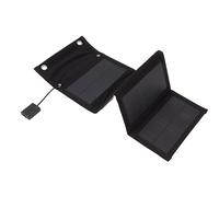 Vvikizy Boîtier de Panneau Solaire Pliable, Sac de Chargeur Extérieur Durable pour la Randonnée, Le Camping, L'alpinisme, adapté à Divers Appareils, Nylon, Silicium Monocristallin