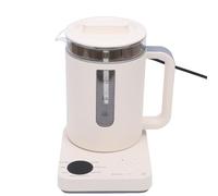 Vvikizy Bouilloire électrique en Verre, Grande capacité de 1,2 L, Intelligente, pour la santé, avec Infuseur à Tisane, pour Usage Domestique, avec Contrôle de la (Bouchon UE 220V)