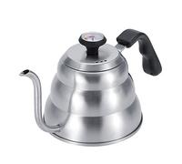 Vvikizy Bouilloire en Vélo en Acier Inoxydable, thé à thé à café avec Thermomètre intégré, Poignée Ergonomique pour un Versement (Thermomètre à chute de la chute 1L)