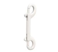 Vvikizy Boutons-Pression à Double extrémité en Acier Inoxydable à Ressort pour Utilisation en Extérieur 115 Mm 1 Pièce (Blanche)