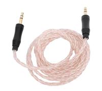 Vvikizy Câble de Remplacement du Casque, Fil de Cuivre à Plaque en Argent de 3,5 Mm Mâle à Mâle avec Connecteurs Plaqués or pour la Série ATH M de la Série WH 1000xm