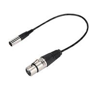 Vvikizy Câble Mini XLR 3 Broches Mâle vers XLR 3 Broches Femelle blindé avec Fil de Cuivre alvins cables mini xlr Adaptateur Mini Jack XLR Femelle XLR en Przemysł i nauka