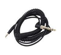 Vvikizy Câble Sonore à Ressort pour Casque, Cordon enroulé Extensible avec Mécanisme de Verrouillage et Connecteurs Plaqués or, pour Casque EAH DJ1200