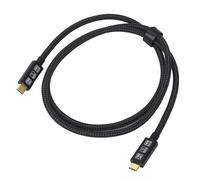 Vvikizy Câble USB 4, Câble USB C 240 W, Transmission Vidéo 80 Gbps 16K 8K 4K avec Puce de Marqueur E pour Smartphones, Tablettes, Ordinateurs Portables, Type C Mâle vers Type Mâle