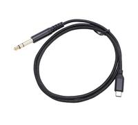Vvikizy Câble USB C vers 6,35 Mm Mâle pour une Connexion de qualité Sonore HiFi pour les Utilisateurs de Note 10 avec Cordon tissé en Nylon (2m)