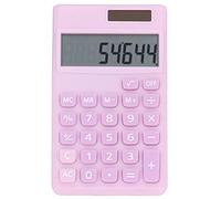 Vvikizy Calculatrice à 8 Chiffres, Calculatrice Portable avec Grand écran LCD et Boutons Sensibles, pour Le Bureau, L'école, la Maison, Le Budget d'affaires, Calculatrices de Bureau (Violet rosé