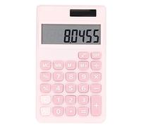 Vvikizy Calculatrice à 8 Chiffres, Calculatrice Portable avec Grand écran LCD et Boutons Sensibles, pour Le Bureau, L'école, la Maison, Le Budget d'affaires, Calculatrices de Bureau (Rose)