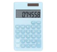 Vvikizy Calculatrice à 8 Chiffres, Calculatrice Portable avec Grand écran LCD et Boutons Sensibles, pour Le Bureau, L'école, la Maison, Le Budget d'affaires, Calculatrices de Bureau (Bleu)