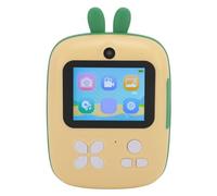 Vvikizy Caméra d'impression pour Enfants, Double Caméra HD 2,4 Pouces | Impression en Niveaux de Gris sans Encre, Construction ABS Durable, Batterie 1 800 MAh 200 Prises de Vue, Prend en Charge