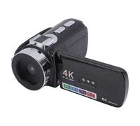 Vvikizy Caméra Vidéo 4K 64MP, écran IPS de 3 Pouces à Rotation de 270 Degrés, Zoom Numérique 28X, Mise au Point Automatique, Appareil Photo Numérique avec Lumière LED, pour Les Voyages,