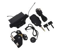 Vvikizy Capteur de Guitare Acoustique, Microphone Bluetooth à Vibration Active, Capteur de Trou de Son UHF pour Les Artistes, Construction ABS Flexible