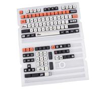 Vvikizy Capuchons de Touches Pudding 122 Touches, Matériau PBT avec Sublimation Complète à Cinq Côtés pour Claviers Mécaniques Profilés
