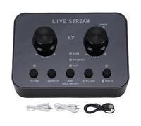 Vvikizy Carte Son Externe Live avec 12 Effets de Modulation Vocale | pour L'enregistrement Vocal, le Podcasting et le Chat sur Ordinateur Portable, Matériau ABS, Batterie 600 MAh Intégrée