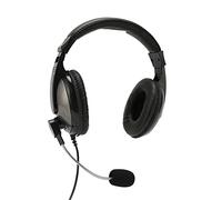 Vvikizy Casque de Jeu USB et Microphone à Isolation Phonique | Conception Supra-auriculaire, Oreillettes en Cuir Artificiel, Bandeau rembourré Rétractable, Contrôle du Volume et Bouton