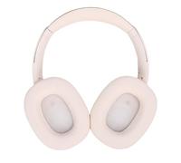 Vvikizy Casque sans Fil Bluetooth 5.3, 40 Heures de Temps de Lecture avec Deux Pilotes pour Téléphone Portable de Voyage (Crème)