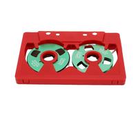 Vvikizy Cassette Vierge Bobine à Bobine, Cassette Vide Double Face de 50 Minutes avec Roues Plaquées Métal, pour L'enregistrement de Musique et la Voix