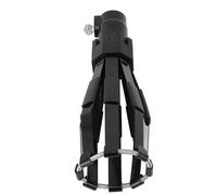 Vvikizy Changeur D'ampoule, Changeur D'ampoule de Plafond Haut en Plastique de Style Panier à Prise Ferme avec Poteau D'extension pour Lumières LED Encastrées pour le Bureau à Dom (Petite taille)