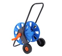Vvikizy Chariot de tuyau d'arrosage Chariot de Dévidoir de Tuyau Jardin Support de Stockage de Conduite d'Eau Portable à jardin