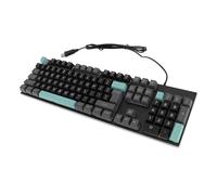 Vvikizy Clavier de Jeu Filaire, Clavier rétroéclairé USB à Gros Caractères avec Conception de Déversement et Renversement de 26 Touches, pour Ordinateur Portable PC de Jeu (Étoile Nuit Noir)