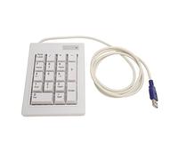 Vvikizy Clavier Numérique 17 Touches, Jumpad Mécanique Numpad Numpad Ultra Mince et Compact USB Numpad pour Le Jeu de Finance Comptable de Bureau