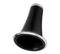 Vvikizy Cloche de Clarinette, Anneau Métallique é en Plastique ABS de Remplacement pour Instrument à Vent, Tube de Klaxon de Haut-parleur (CC28 Noir)