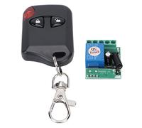 Vvikizy Commutateur de Télécommande sans Fil RF à Canal Unique 433 MHz, Module de Relais DC12 V 10 A avec Verrouillage de Verrouillage et Modes Momentanés pour Portes électriques et