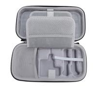 Vvikizy Console de Jeu , étui de Transport Léger et Résistant aux Chocs avec 20 Emplacements pour Cartes de Jeu pour Les Voyageurs, étui de Rangement Portable EVA + PU pour (Noire)