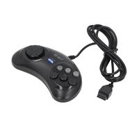 Vvikizy Contrôleur de Jeu 16 Bits, Manette de Jeu Ergonomique Plug and Play 9 Broches, avec Fonction Turboboost et Câble Long