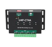 Vvikizy Convertisseur USB à RS485, USB vers 4 Voies RS485, Module de Port Série USB avec Puce CH344Q SP3485, 480 Mbps, Terminal de 5,08 Mm, Prévention des Surtensions de Surtension de