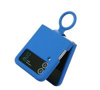 Vvikizy Coque de Téléphone Pliable, Résistante aux Chocs, avec Anneau de Support pour Z Flip 4, Usage Quotidien, étui de Protection en TPU avec Chargement sans Fil (Bleu)