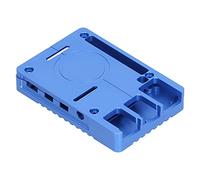 Vvikizy Coque en Alliage D'aluminium de qualité Supérieure pour 4B, Conception Ultra Fine avec Refroidissement Passif pour Une fonctionnalité Optimale (Bleue)