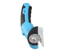 Vvikizy Coupeur Rotatif Puissant, Coupe-carton sans Fil, Ciseaux électriques Rapides et à Faible Bruit, Bleu, pour les Travaux de Coupe du Cuir et des Tapis