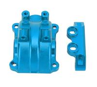 Vvikizy Couvercle de Boîte de Vitesses de Voiture RC, Boîtier Différentiel en Alliage D'aluminium Métallique pour Modèles de Télécommande 1/10 TT02 TT02T (Bleue)
